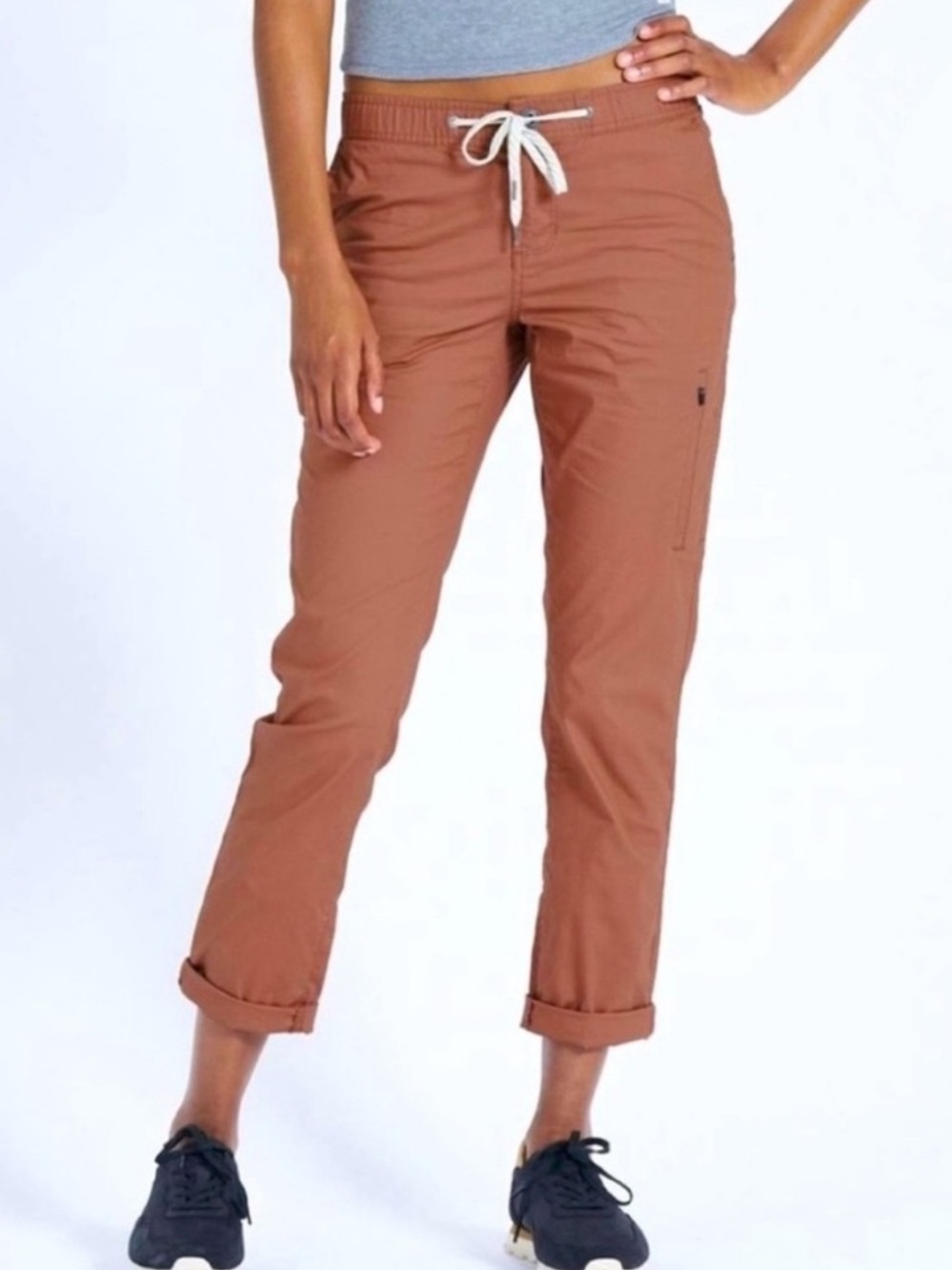 Vuori Women’s Rust Orange Ripstop Pants Size M